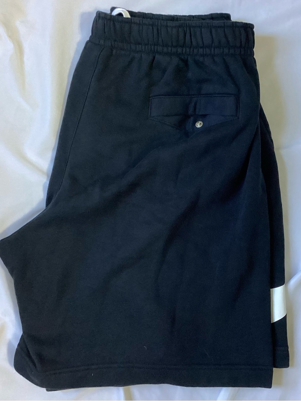Nike Logo Men’s Black Athletic Active Sweat Shorts Size XL